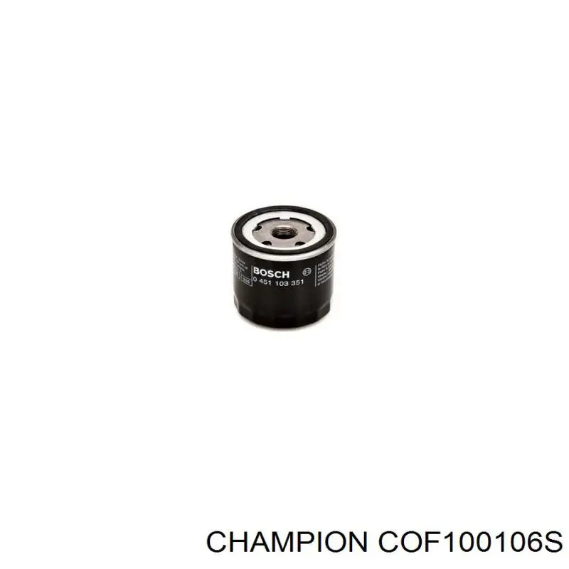 COF100106S Champion фільтр масляний