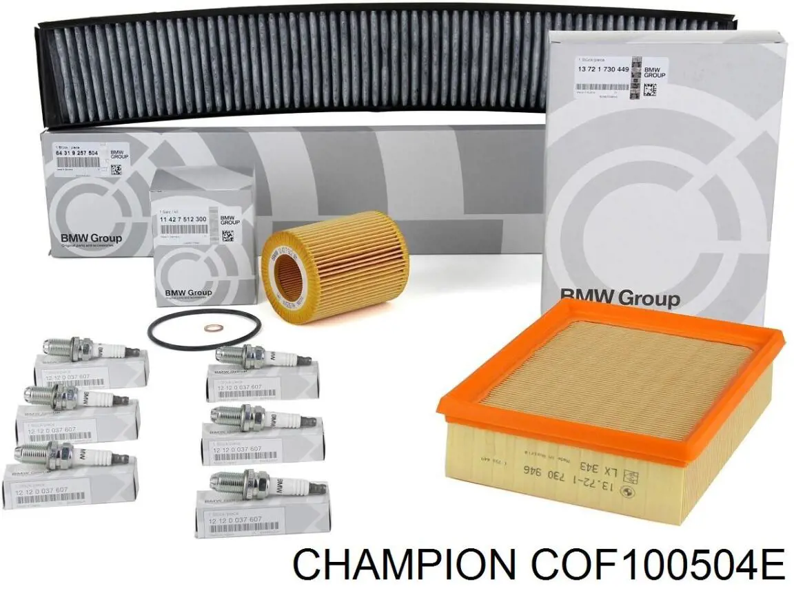 Масляний фільтр двигуна Champion COF100504E ціна, від 5.16 USD