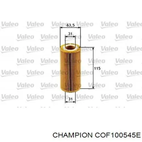 COF100545E Champion Фільтр масла