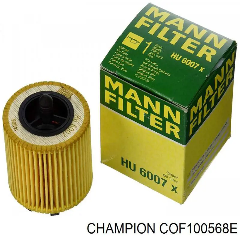 Масляний фільтр двигуна Champion COF100568E ціна, від 4.69 USD