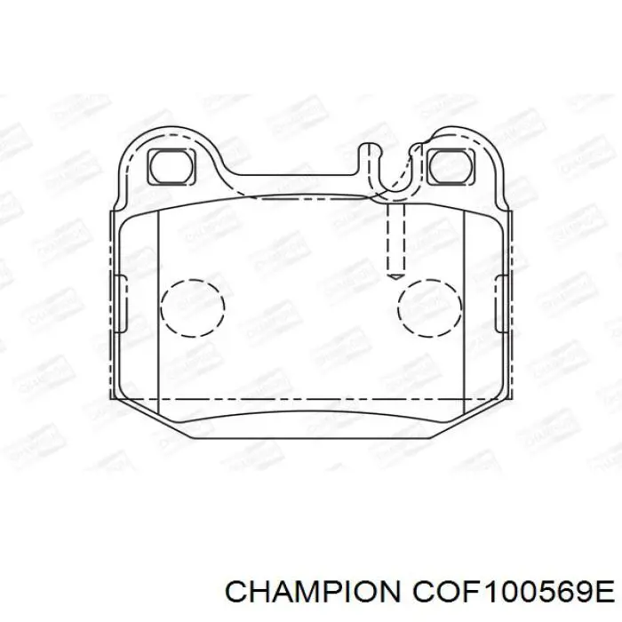 Фільтр масляний Champion COF100569E