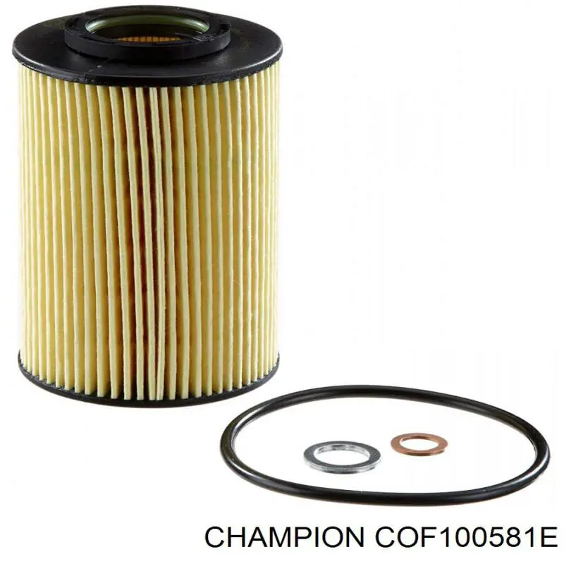 Масляний фільтр двигуна Champion COF100581E ціна, від 7.32 USD