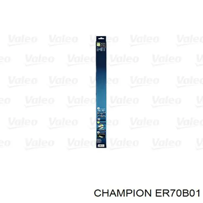 Щітка склоочисника лобового скла, водійська Champion X70C01