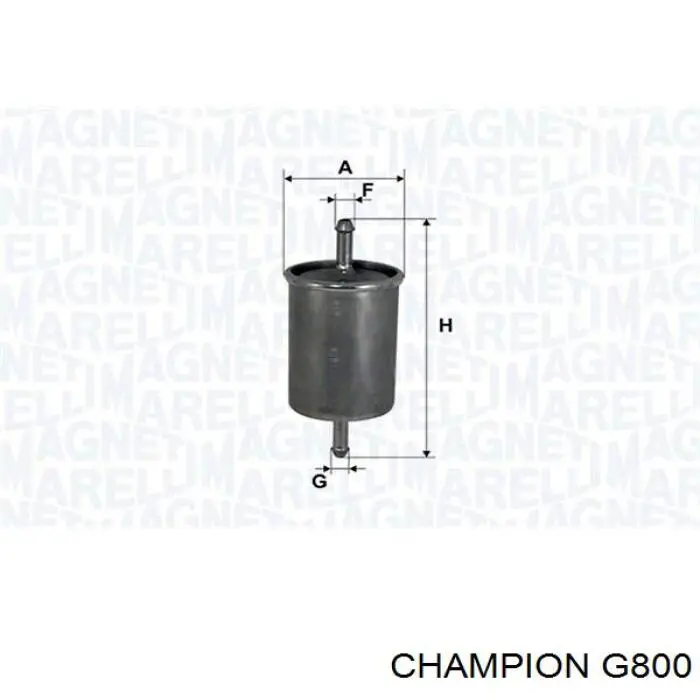 Фільтр паливний G800 Champion