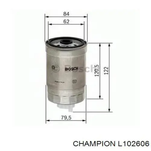 Фільтр паливний Mahle Original KL133
