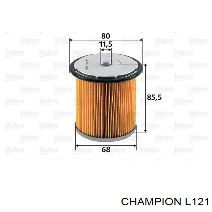 L121 Champion фільтр паливний