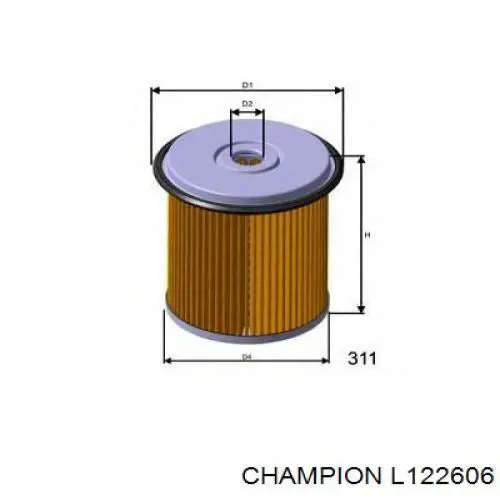 Фільтр паливний Renault (RVI) 7701204497