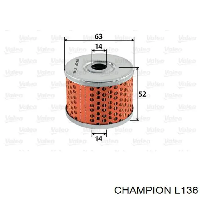 Фільтр тонкого очищення палива Champion L136 ціна, від 2.85 USD