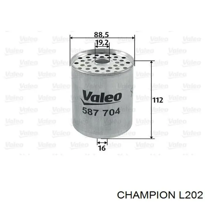 L202 Champion Топливный фильтр