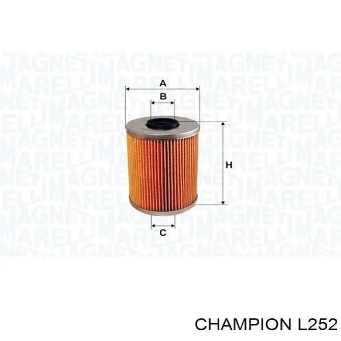 Паливний фільтр L252 Champion
