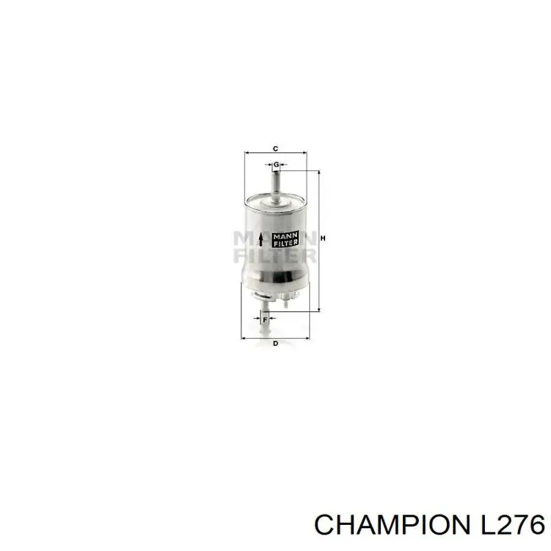 L276 Champion фільтр паливний