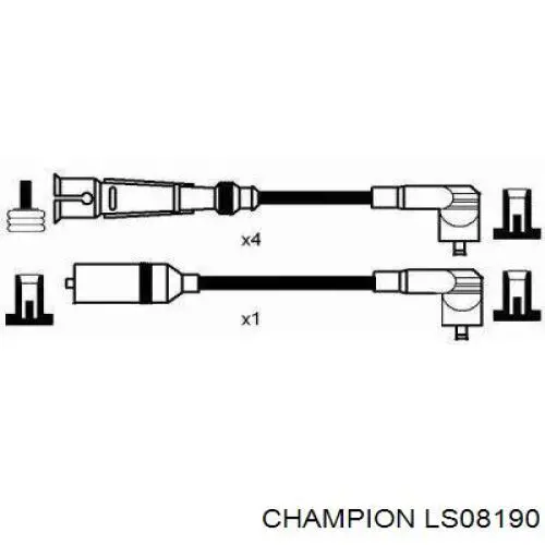 Купити LS08190 Champion Провід високовольтні, комплект