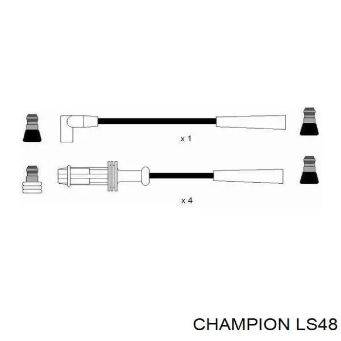 LS48 Champion дріт високовольтні, комплект