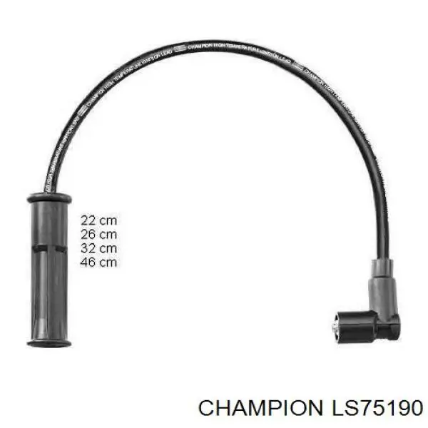 Купити LS75190 Champion Провід високовольтні, комплект