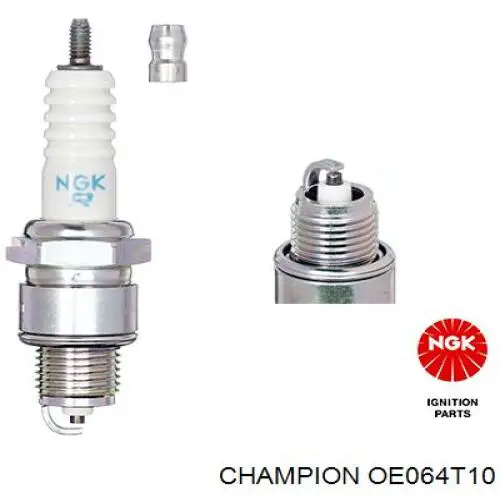Свічки автомобільні Champion OE064T10 ціна, від 2.32 USD