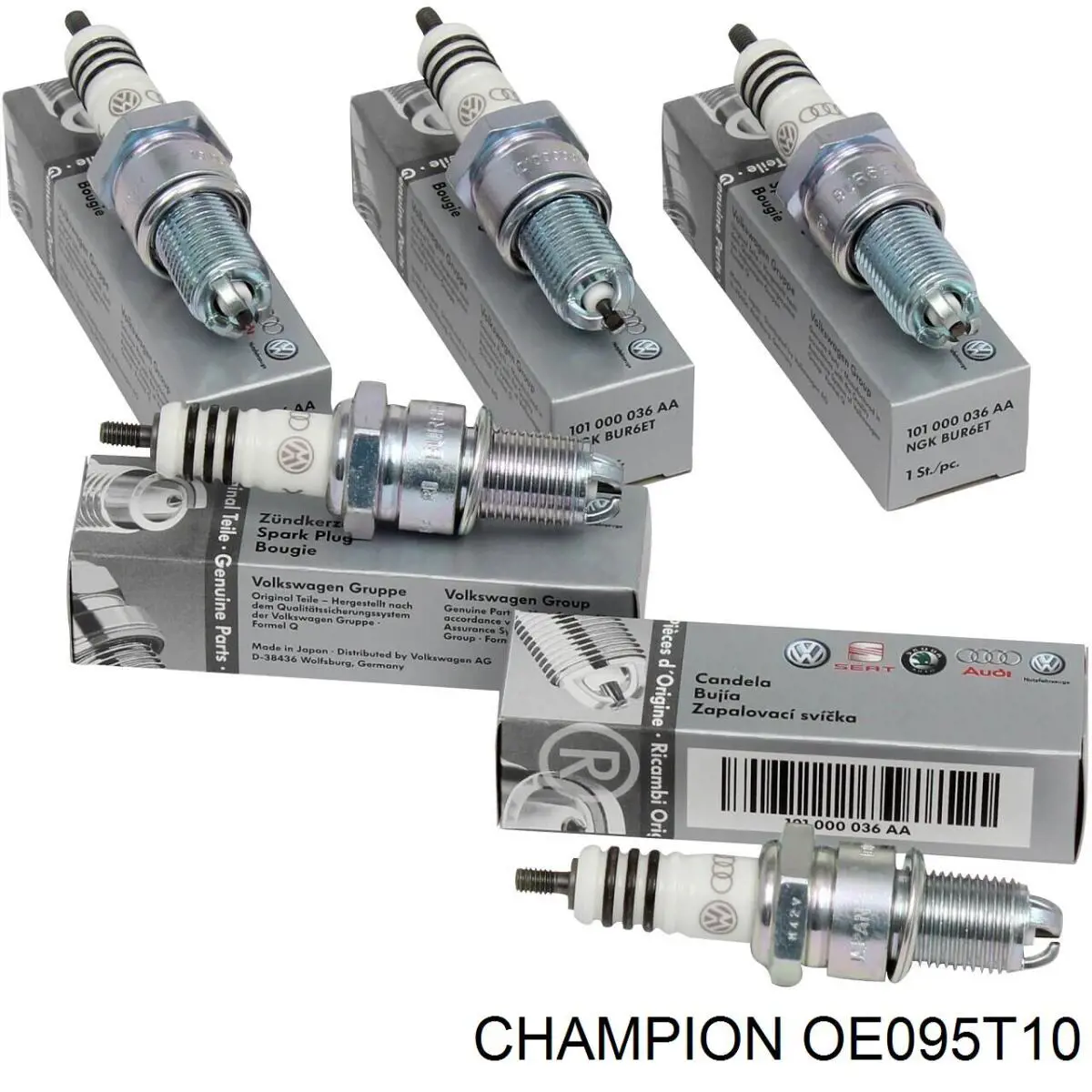 Свічки автомобільні Champion OE095T10 ціна, від 4.17 USD