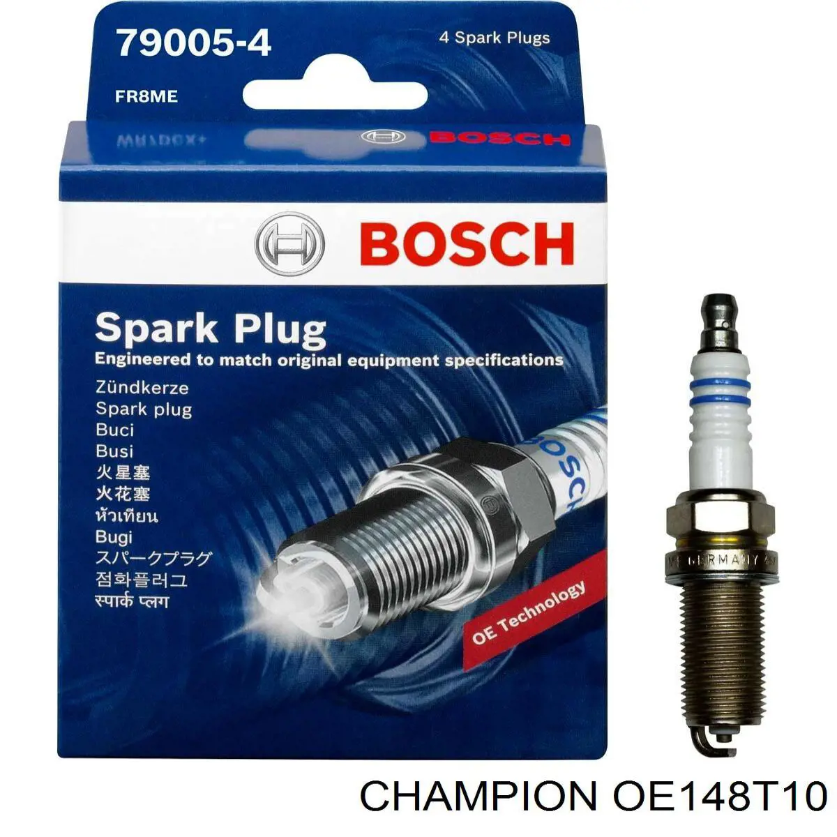 Свічки автомобільні Champion OE148T10 ціна, від 3.04 USD