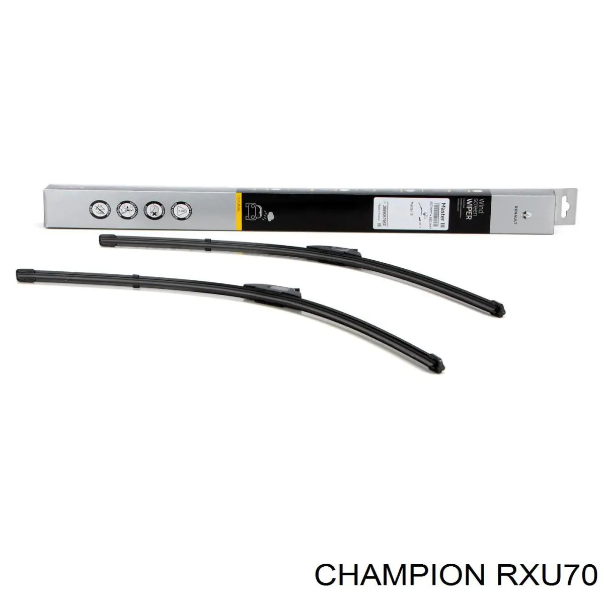 Щітка-двірник лобового скла, водійська Champion RXU70 ціна, від 15.03 USD