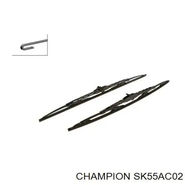 SK55AC02 Champion щітка-двірник лобового скла, пасажирська