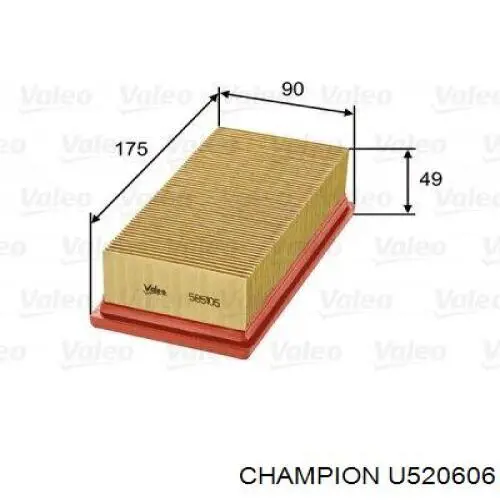 Фільтр повітряний Hart 336462