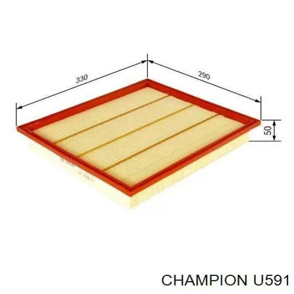 Фільтр повітряний U591 Champion