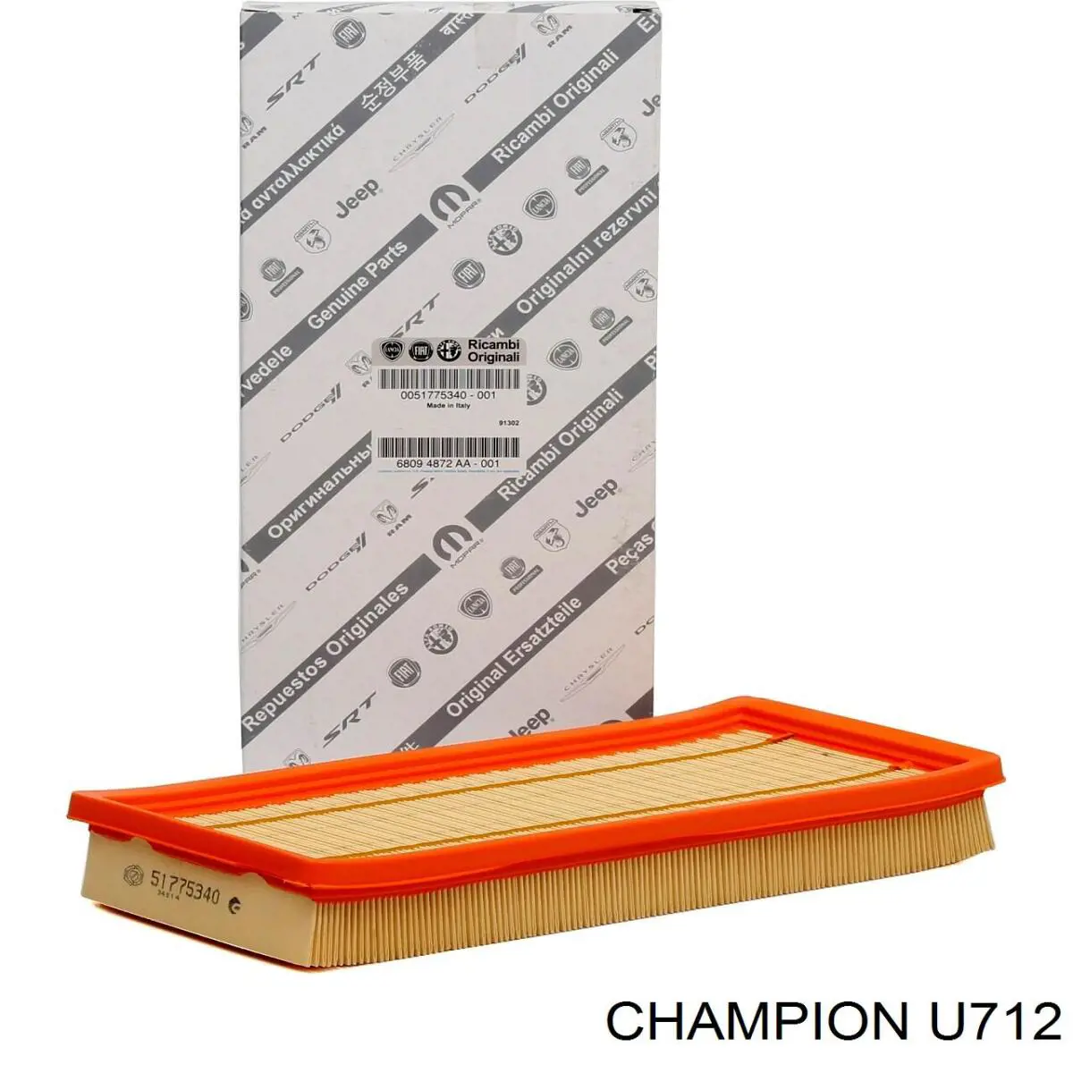 Елемент повітряного фільтра Champion U712 ціна, від 4.97 USD