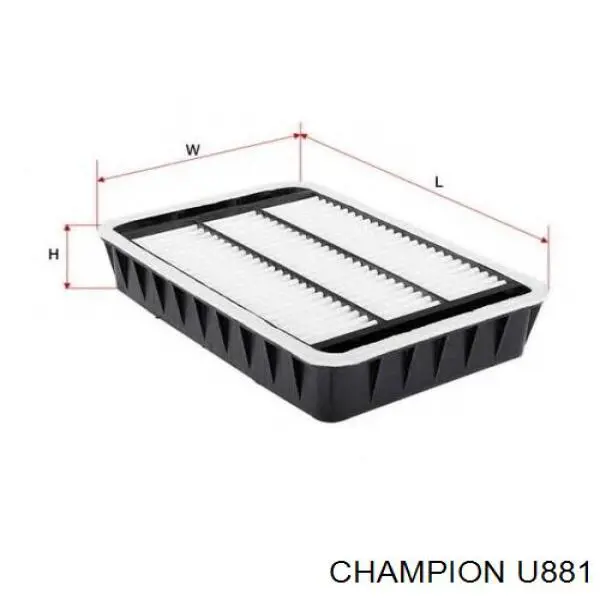 Повітряний фільтр U881 Champion