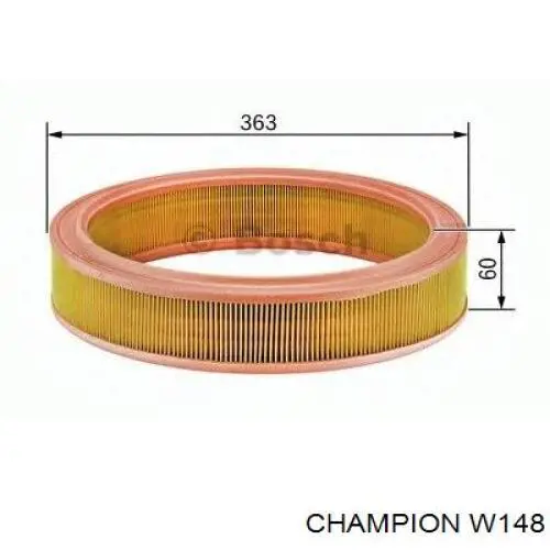 W148 Champion Повітряний фільтр двигуна