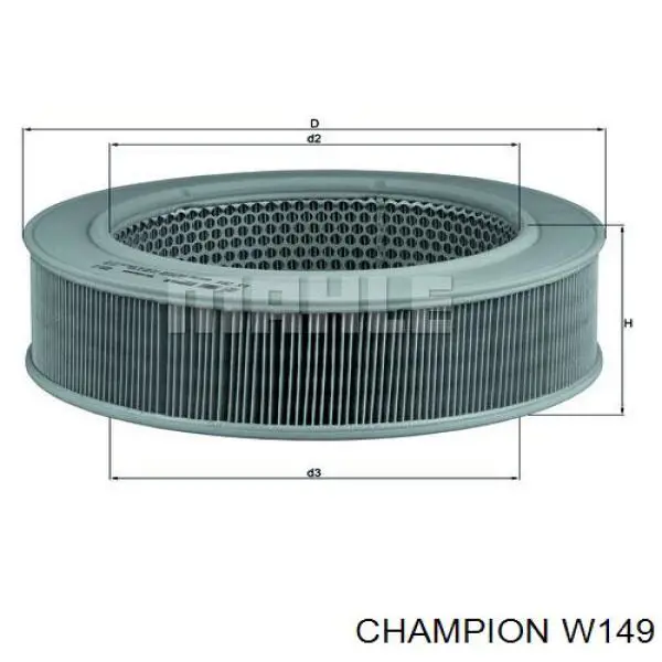 Повітряний фільтр SB205 SCT