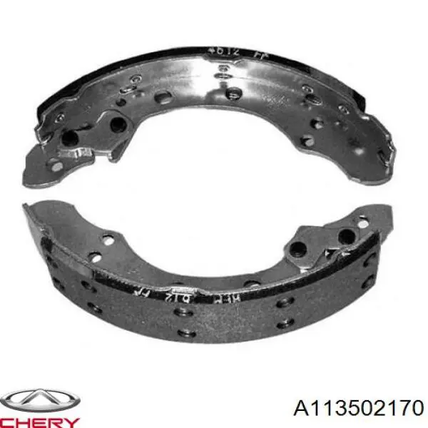 Колодки гальмові задні, барабанні Chery A113502170 ціна, від 10.85 USD
