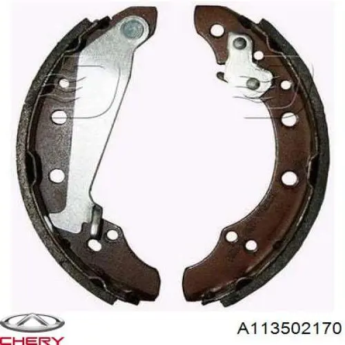 Купити A113502170 Chery Колодки гальмові задні, барабанні