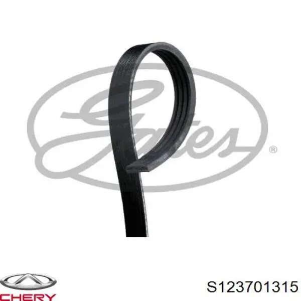 S123701315 Chery Поліклиновий ремінь