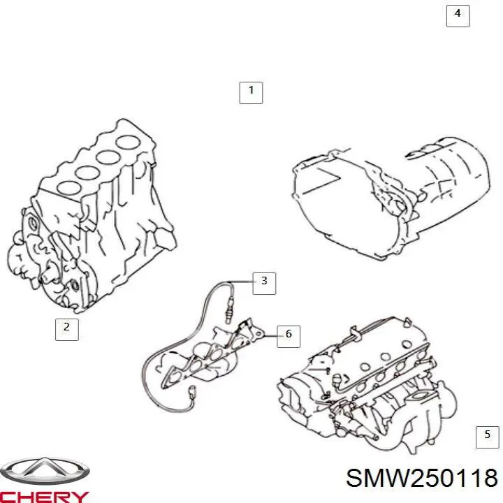 MAP сенсор Chery SMW250118 ціна, від 7.42 USD