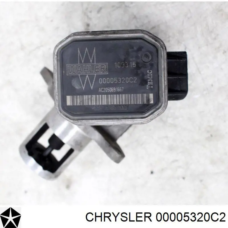 00005320C2 Chrysler Клапан рециркуляції відпрацьованих газів EGR