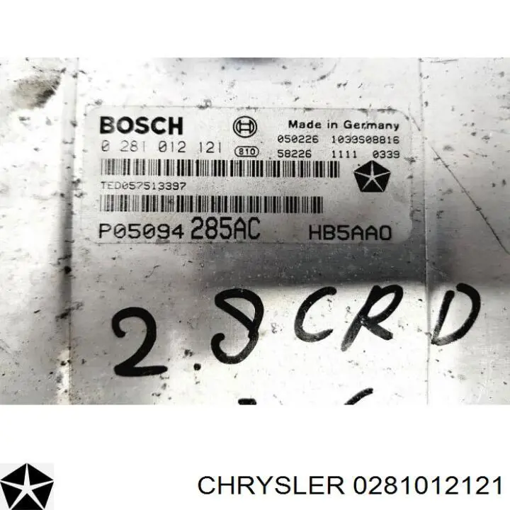 ЕБУ Chrysler 5094285AC ціна, від 129.83 USD