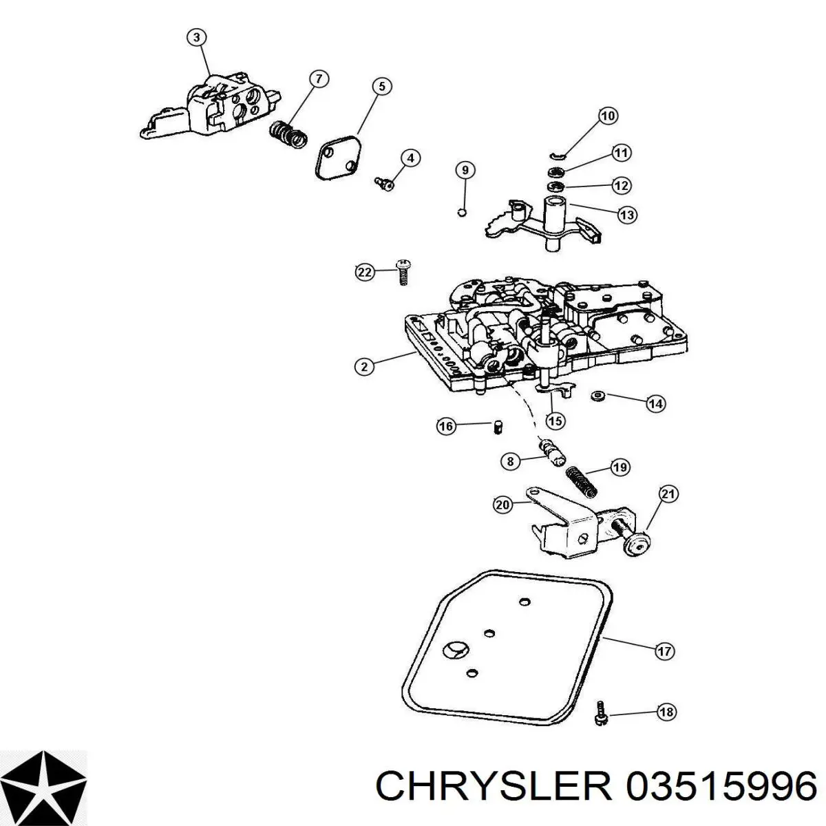 Фільтр АКПП 03515996 Chrysler