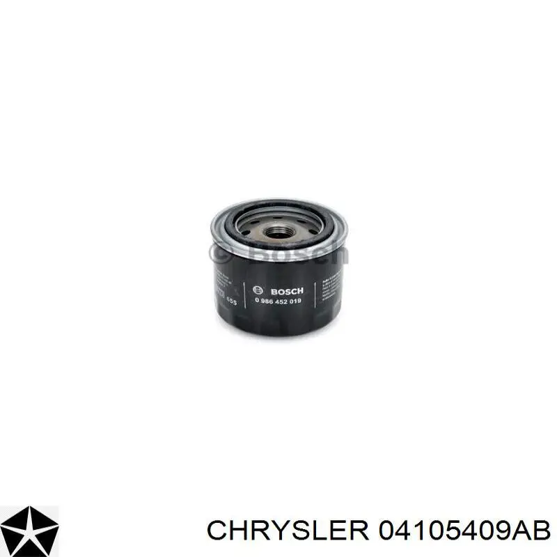 Масляний фільтр двигуна Chrysler 04105409AB ціна, від 6.64 USD