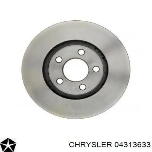 Диск гальмівний передній 04313633 Chrysler