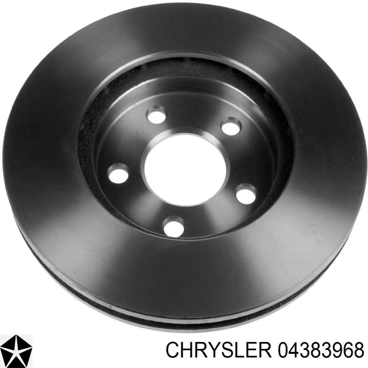 04383968 Chrysler диск гальмівний передній