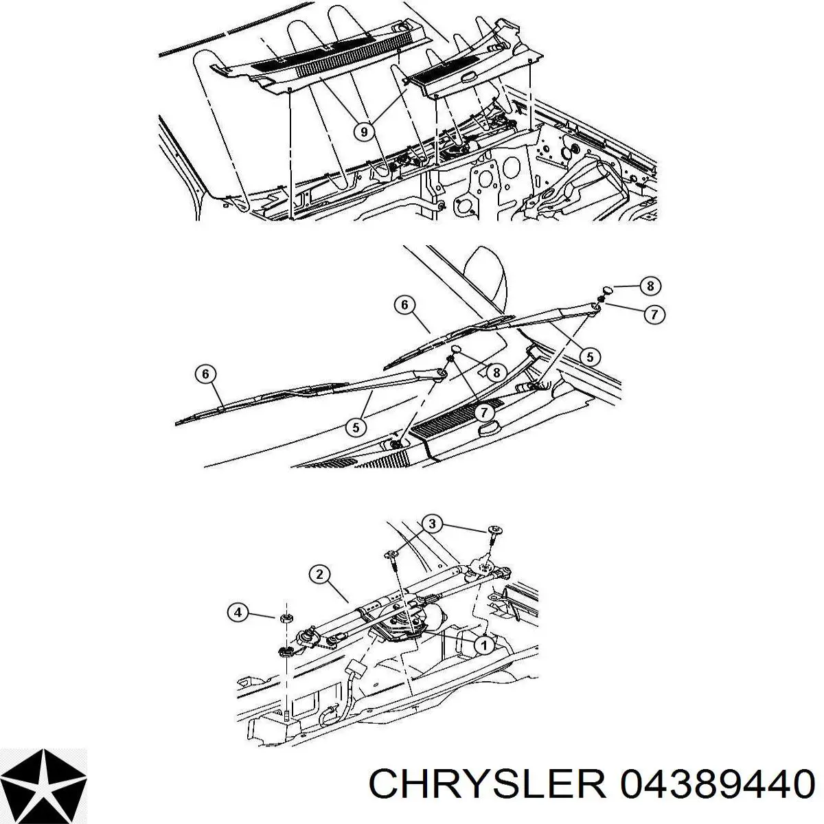  Chrysler 04389440 ціна, від 2.39 USD