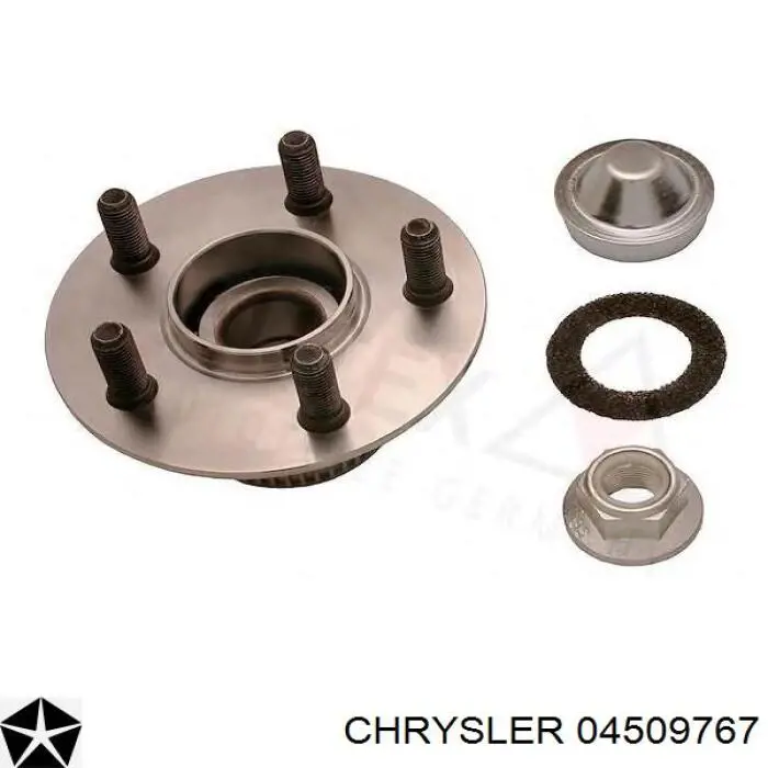 Маточини задніх коліс Chrysler 04509767 ціна, від 35.11 USD