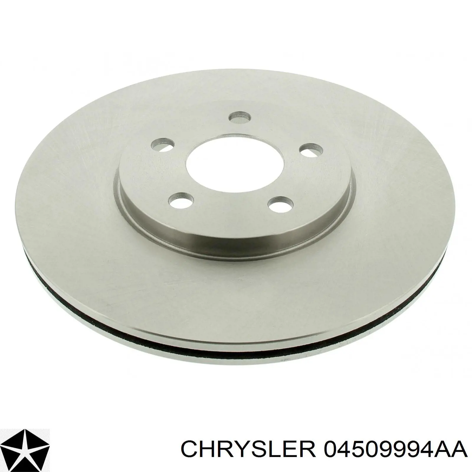 Диск переднього гальма Chrysler 04509994AA ціна, від 46.50 USD