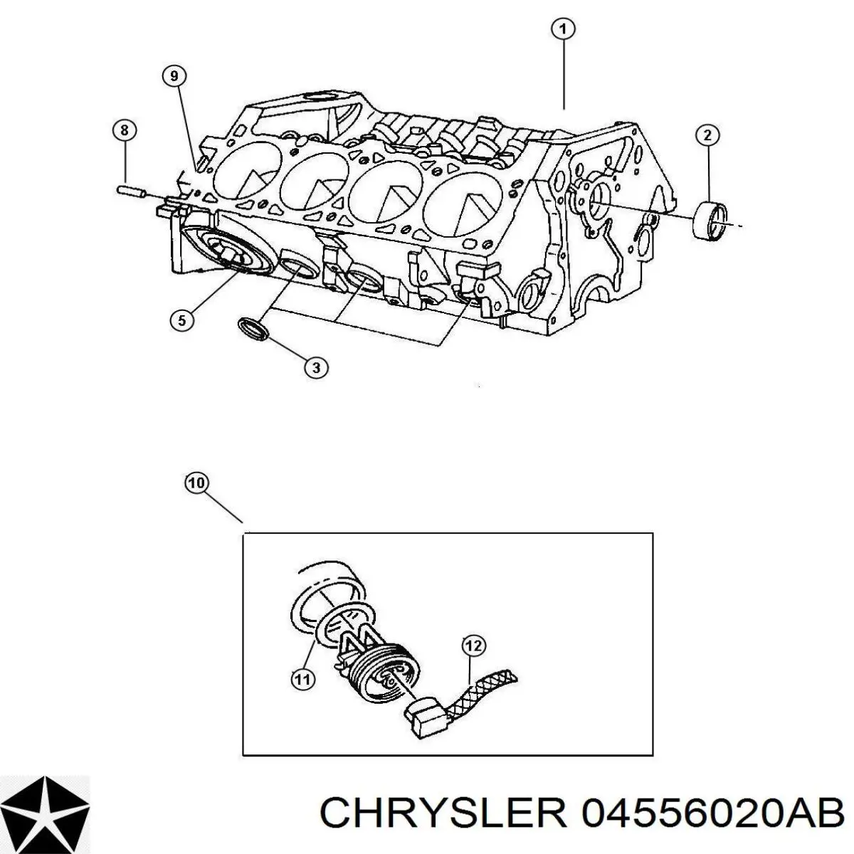  K04556020AB Fiat/Alfa/Lancia