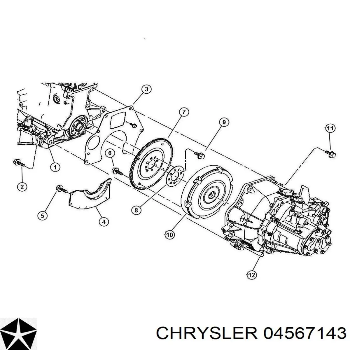  Chrysler 4567143 ціна, від 37.54 USD