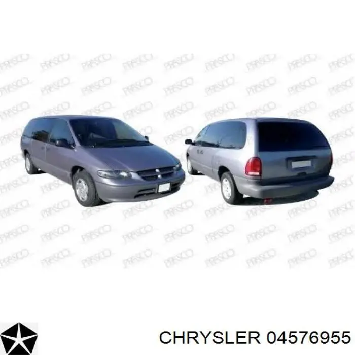 Купити 04576955 Chrysler Захисна решітка радіатора