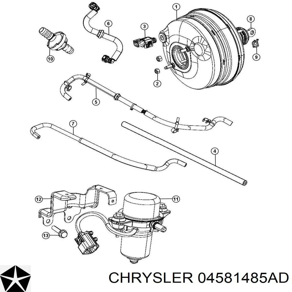  Chrysler 04581541AB ціна, від 27.87 USD