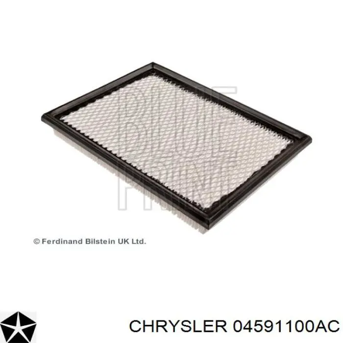 Елемент повітряного фільтра Chrysler 04591100AC ціна, від 5.45 USD