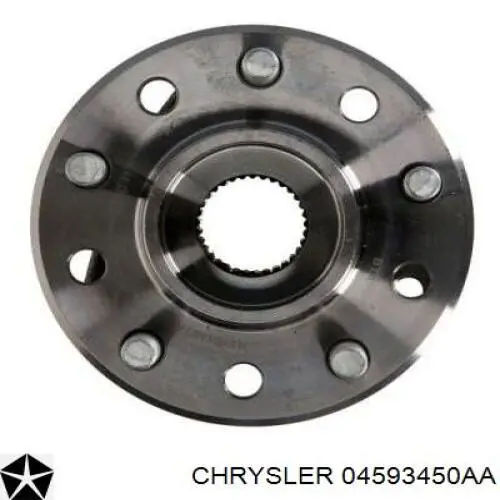 04593450AA Chrysler Маточина (передня)