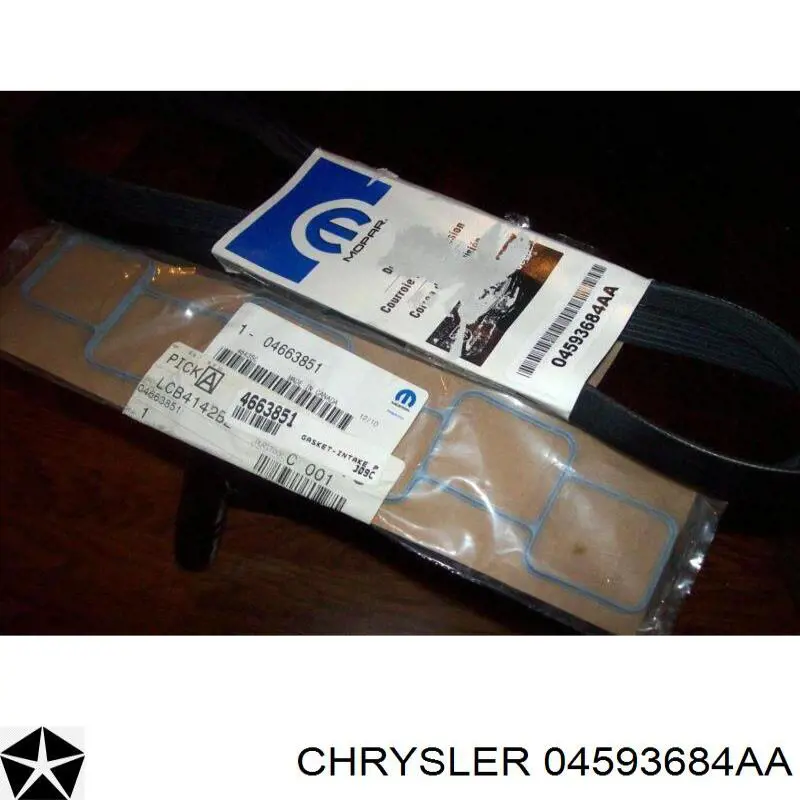 Ремінь генератора 04593684AA Chrysler