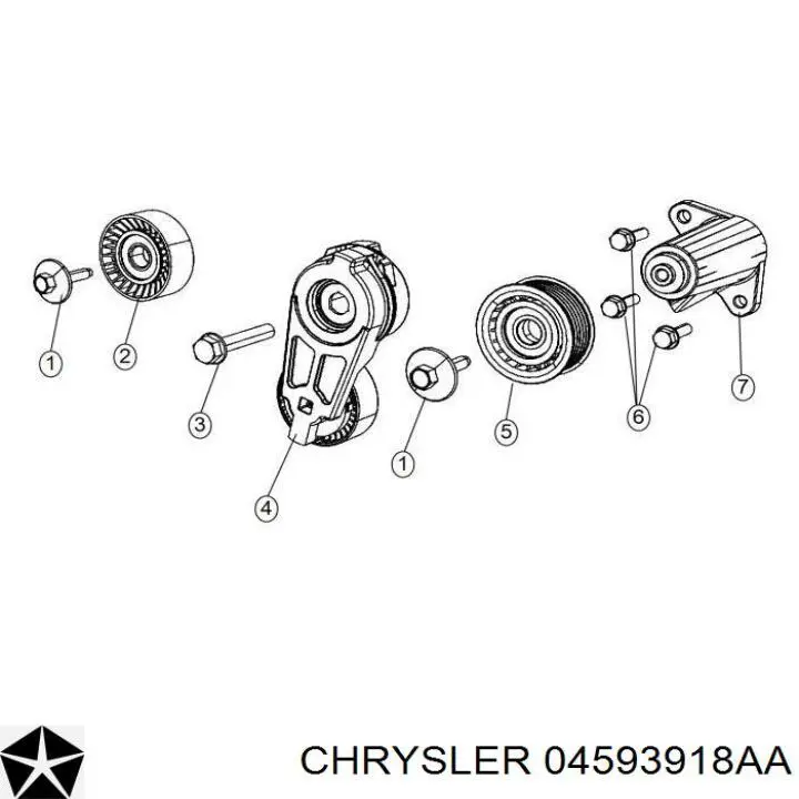 04593918AA Chrysler 